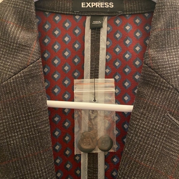 Express Brown Tailored Sport Coat - Picture 2 of 10